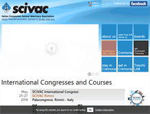 Tablet Screenshot of cms.scivac.it